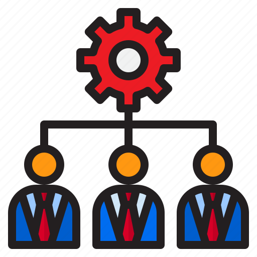 Business, chart, diagram, flow, gear, man icon - Download on Iconfinder
