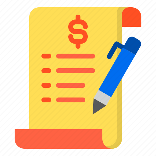 Bill, business, document, file, money icon - Download on Iconfinder