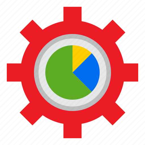 Chart, gear, graph, pie, report, setting icon - Download on Iconfinder