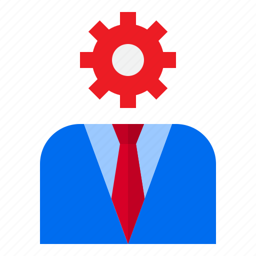 Boss, business, gear, man, setting icon - Download on Iconfinder