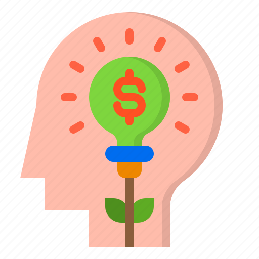 Blub, growth, idea, light, money, think icon - Download on Iconfinder