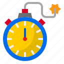 bomb, clock, stopwatch, time, timer