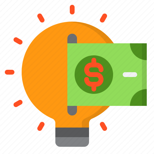 Blub, business, finance, lamp, light, money icon - Download on Iconfinder