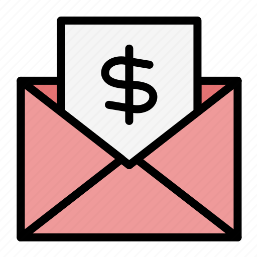 Business, email, envelope, letter, mail, message, money icon - Download on Iconfinder