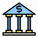 bank, building, business, currency, dollar, finance, money