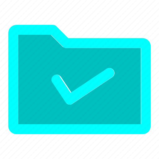 Data, document, file, folder, letter, verified icon - Download on Iconfinder
