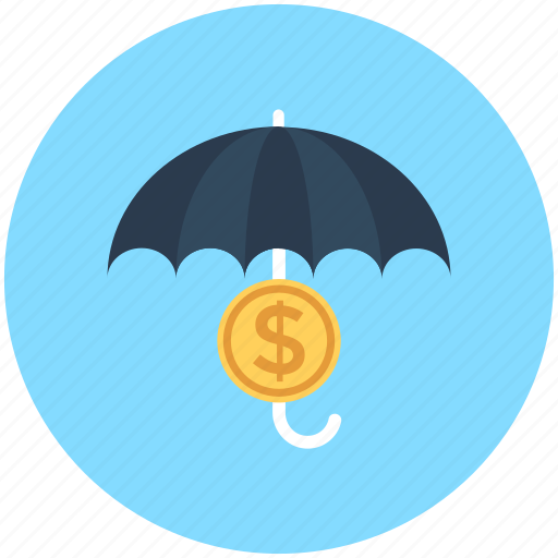 Dollar, insurance, money protection, safe investment, umbrella icon - Download on Iconfinder