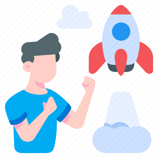 Launch, rocket, space, spaceship, startup icon - Download on Iconfinder