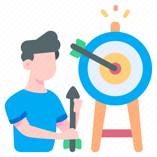 Aim, arrow, business, darts, goal, people, target icon - Download on Iconfinder