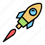 rocket, launch, startup, business 