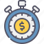 stopwatch, money, time, business, timer 