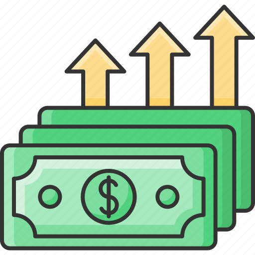 Money, flow, dollar, growth icon - Download on Iconfinder