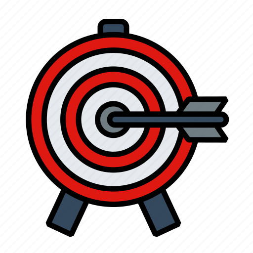 Arrow, business, goal, target, strategy, aim, focus icon - Download on Iconfinder