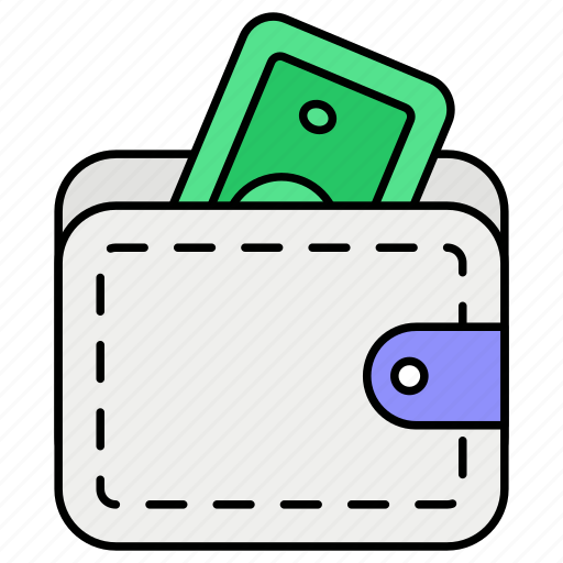 Wallet, billfold, purse, bag, money, shopping icon - Download on Iconfinder