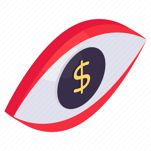 Financial monitoring, inspection, visualization, money monitoring, dollar monitoring icon - Download on Iconfinder