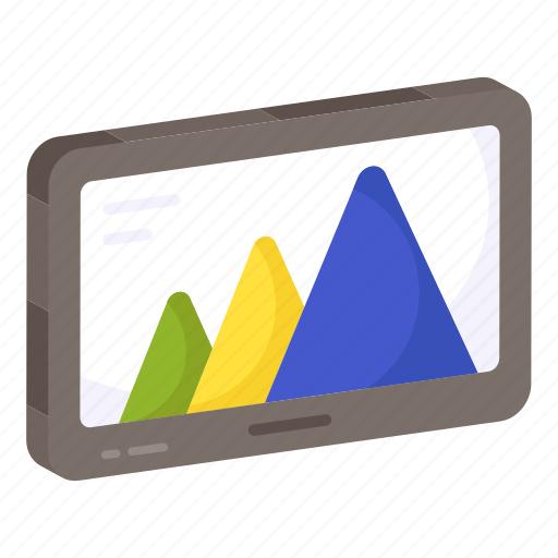 Mobile chart, data analytics, infographic, statistics, mobile graph icon - Download on Iconfinder