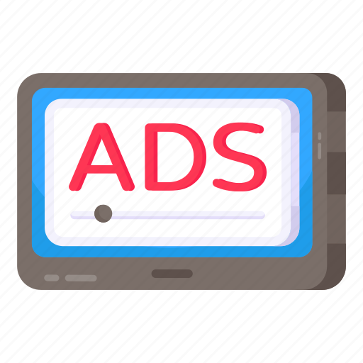 Digital ad, mobile advertising, online ad, online advertisement, mobile ad icon - Download on Iconfinder