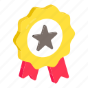 star badge, award, reward, achievement, emblem, star quality badge