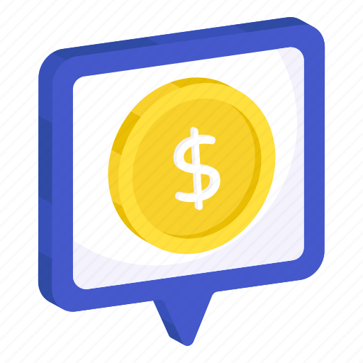 Financial chat, financial message, financial conversation, financial discussion, business chat icon - Download on Iconfinder