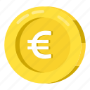 euro coin, economy, currency, cash, money