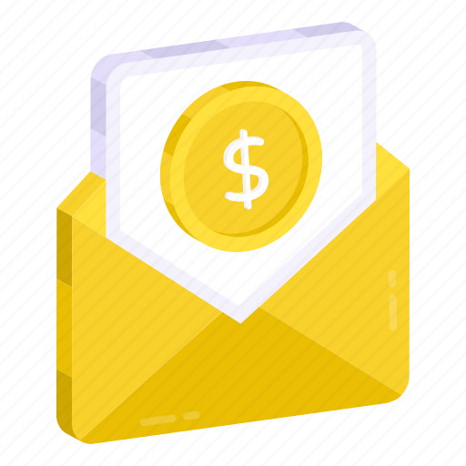 Financial mail, email, correspondence, letter, envelope icon - Download on Iconfinder