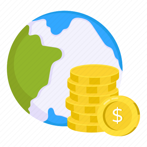 Global money, global economy, global investment, global currency, worldwide investment icon - Download on Iconfinder