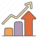 data analytics, infographic, statistics, growth chart, growth graph