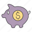 piggy bank, penny bank, money accumulation, savings, cash accumulation 