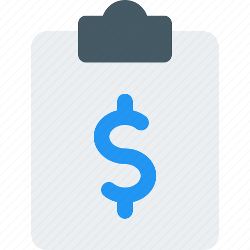 Business, clipboard, document, dollar, financial, report, sign icon - Download on Iconfinder