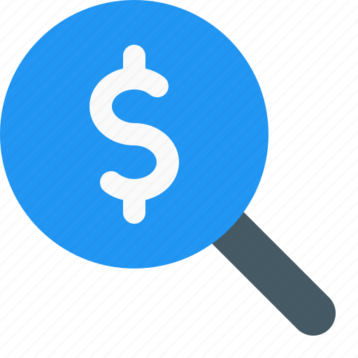 Currency, dollar, find, magnifier, money, search, trade icon - Download on Iconfinder