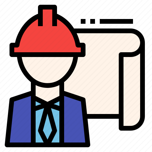 Architect, engineer, industry, plan, safty icon - Download on Iconfinder
