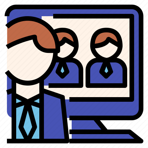 Business, conference, meeting, vdo icon - Download on Iconfinder