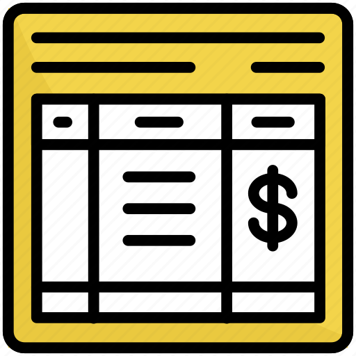 Bill, invoice, price, finance, receipt, statement, online icon - Download on Iconfinder