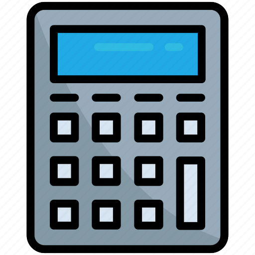 Mathematics, calculate, calculator, math, device, finance, business icon - Download on Iconfinder