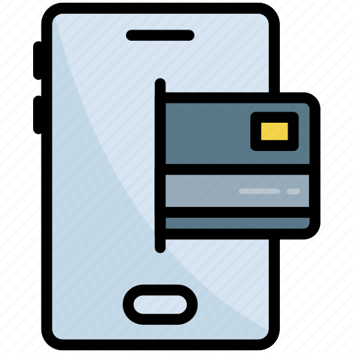 Mobile, online, pay, payment, card, debit, financial icon - Download on Iconfinder