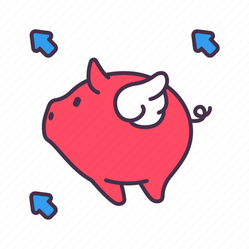 Business, flying, idea, marketing, pig, possibility, strategy icon - Download on Iconfinder