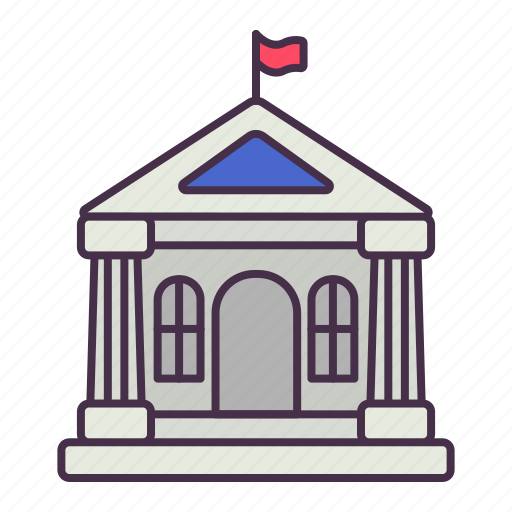 Bank, building, business, finance, institute, loan, money icon - Download on Iconfinder