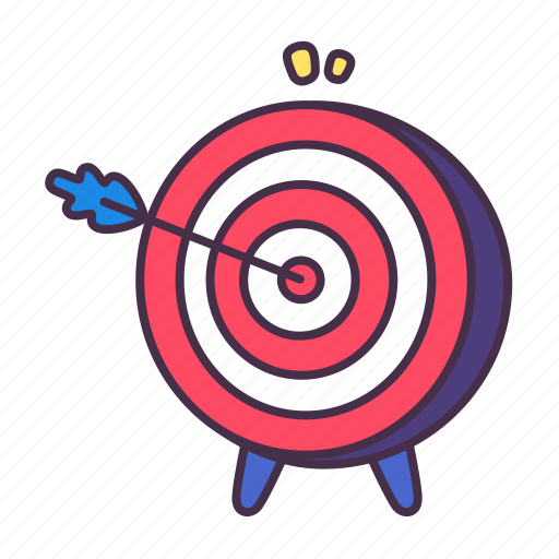 Aim, arrow, business, goal, marketing, sales, target icon - Download on Iconfinder