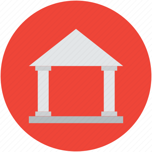Bank, building, column, concept, finance, front icon - Download on Iconfinder