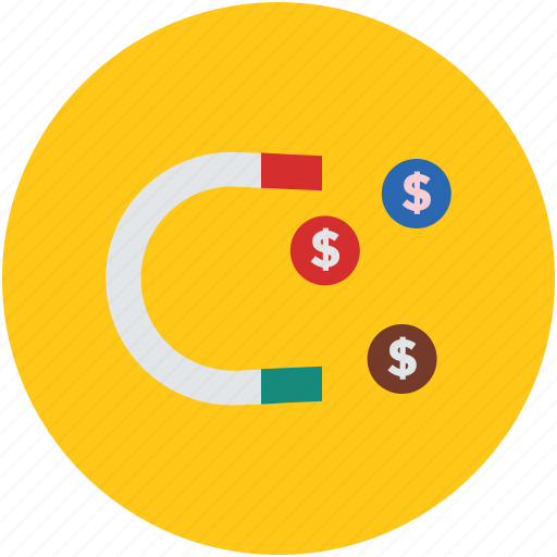 Attract, business, concept, investment, magnet, magnetic, money icon - Download on Iconfinder