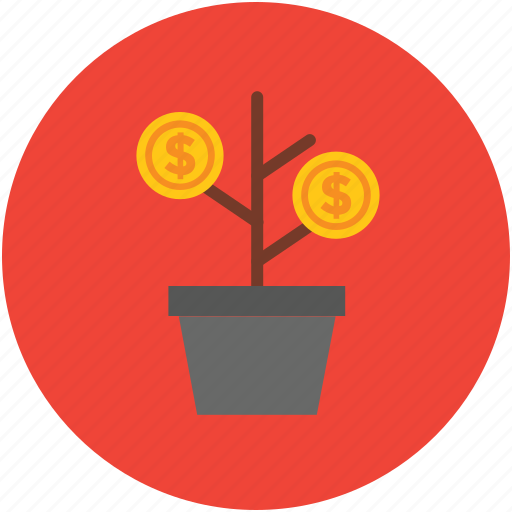 Benefit, business, concept, growth, infographic, money, plant icon - Download on Iconfinder