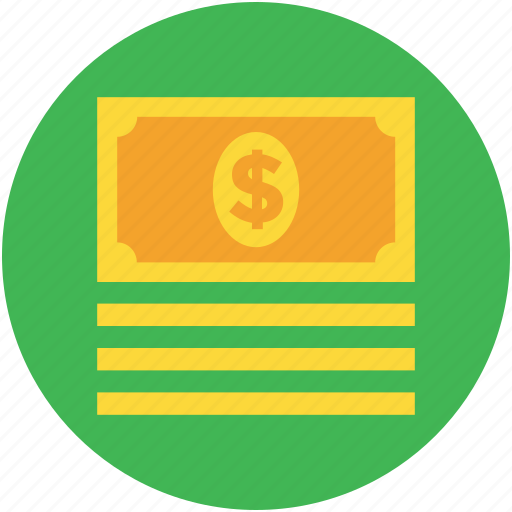 Banknotes, cash, cash flow, currency, dollar, money icon - Download on Iconfinder