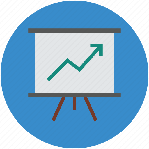 Chart, conference, easel, graph, presentation, projector icon - Download on Iconfinder