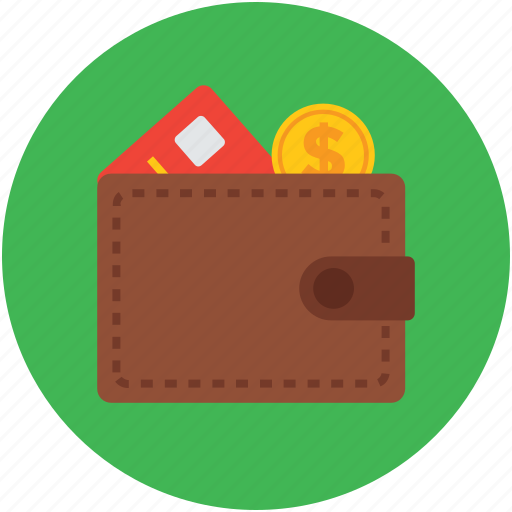 Brown, leather, opened, pocketbook, purse, wallet icon - Download on Iconfinder