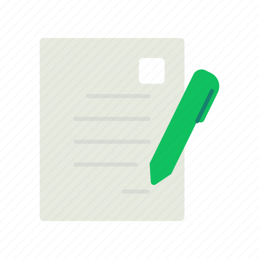 Agreement, business, contract, document, finance, list, pen icon - Download on Iconfinder