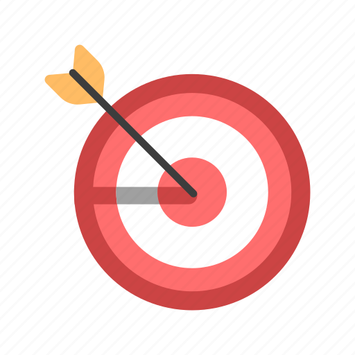 Aim, arrow, center, goal, marketing, success, target icon - Download on Iconfinder