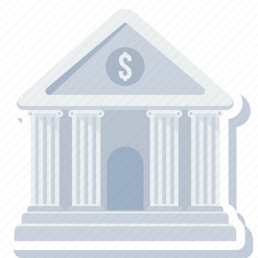 Financial, institution, bank, building, real estate, stock house, treasury icon - Download on Iconfinder