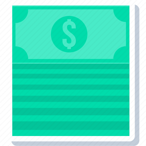 Note, notes, currency, dollar, money, paper icon - Download on Iconfinder