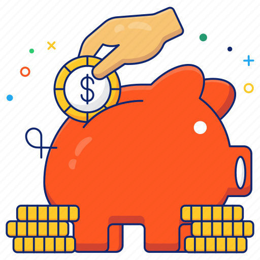 Piggy bank, penny bank, savings, money accumulation, piggy box icon - Download on Iconfinder