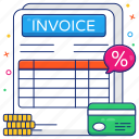 invoice, bill, payment slip, ecommerce, bill discount